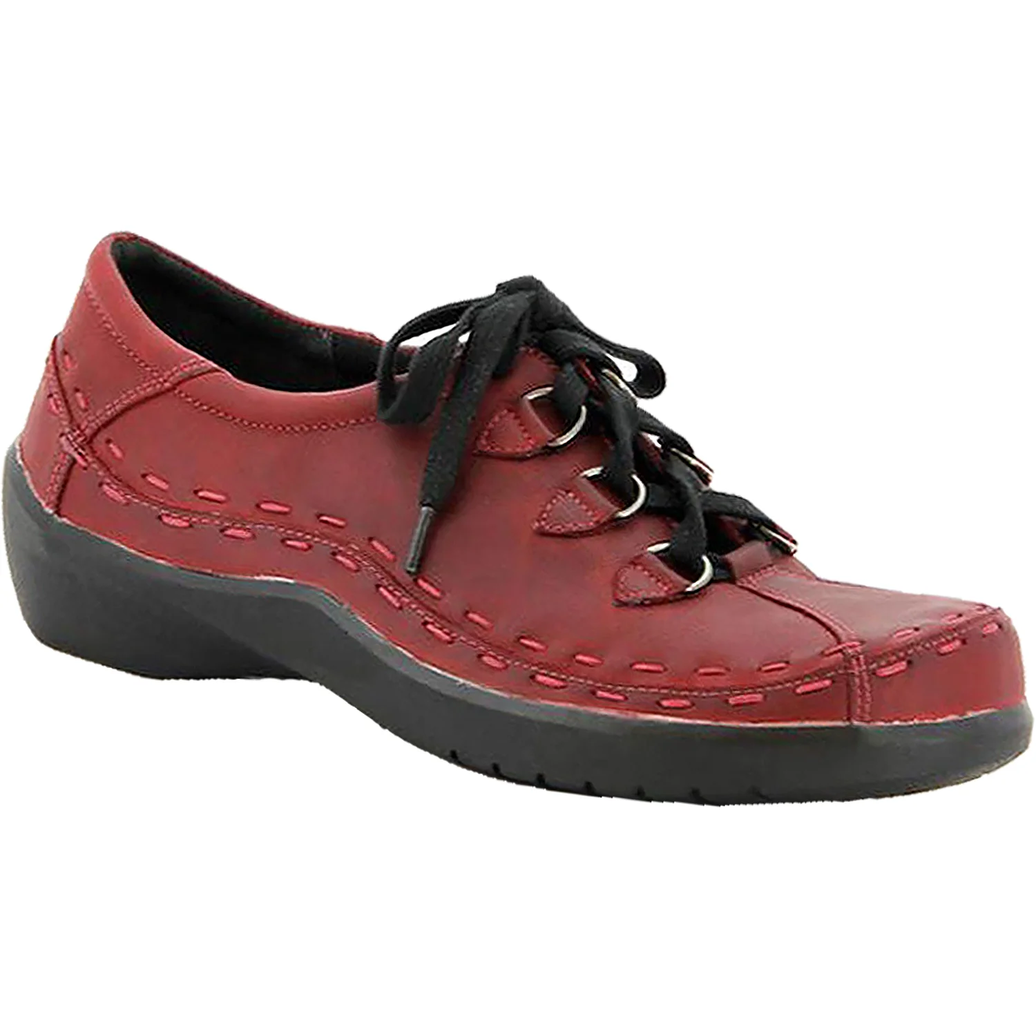 Ziera Allsorts Women's Sneakers Rouge Trooper Leather - Image 2