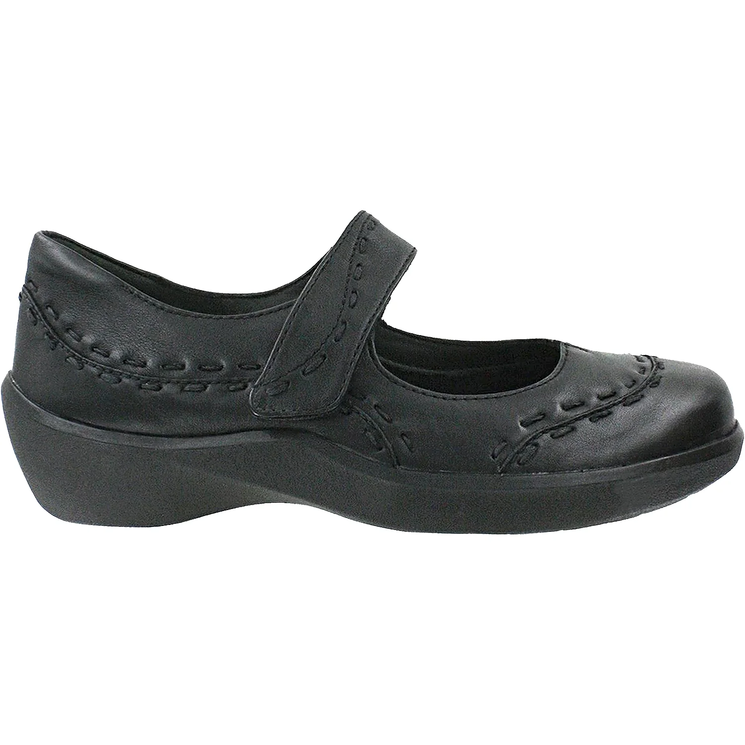 Ziera Gummibear Women's Mary Janes Black Leather