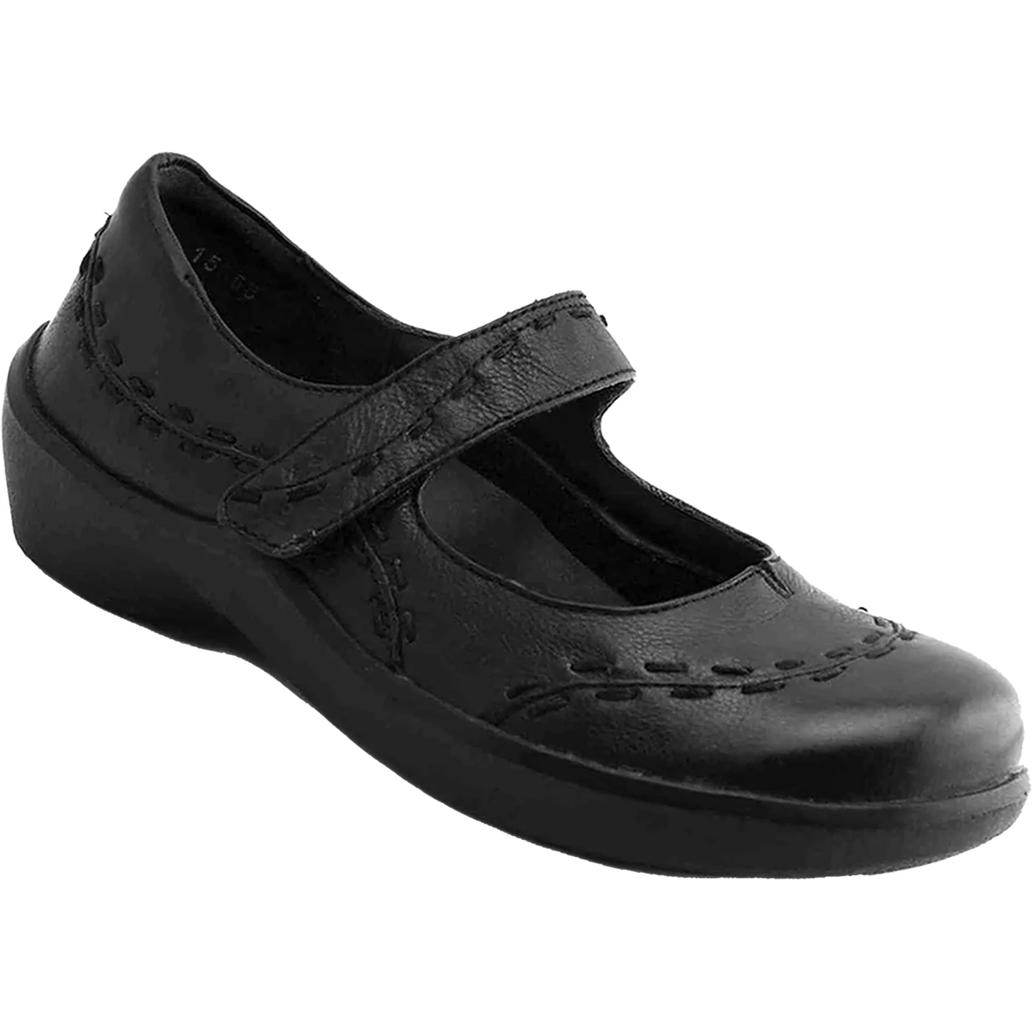 Ziera Gummibear Women's Mary Janes Black Leather - Image 2