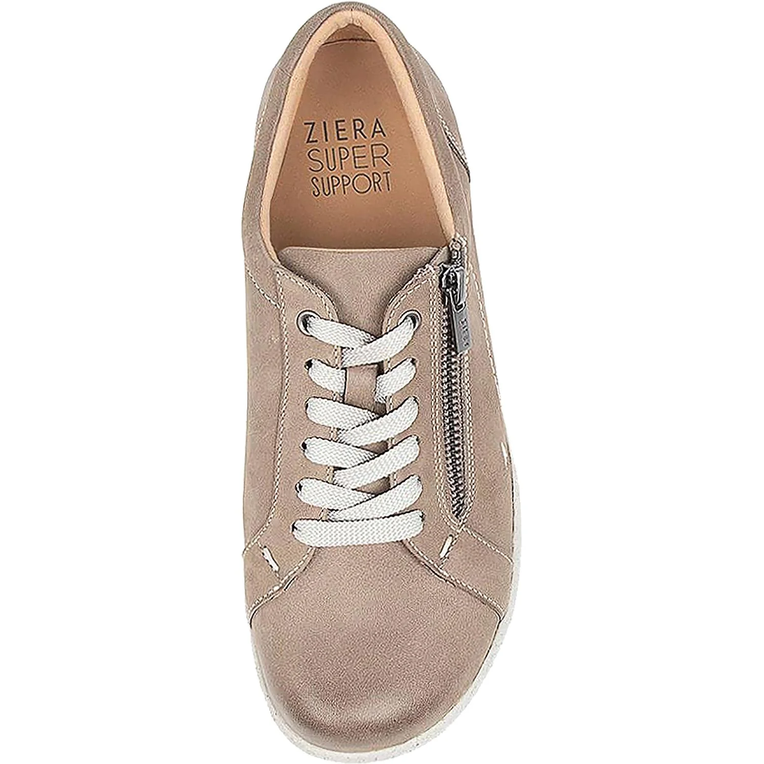 Ziera Solar Women's Walking Shoes Taupe Nubuck - Image 2