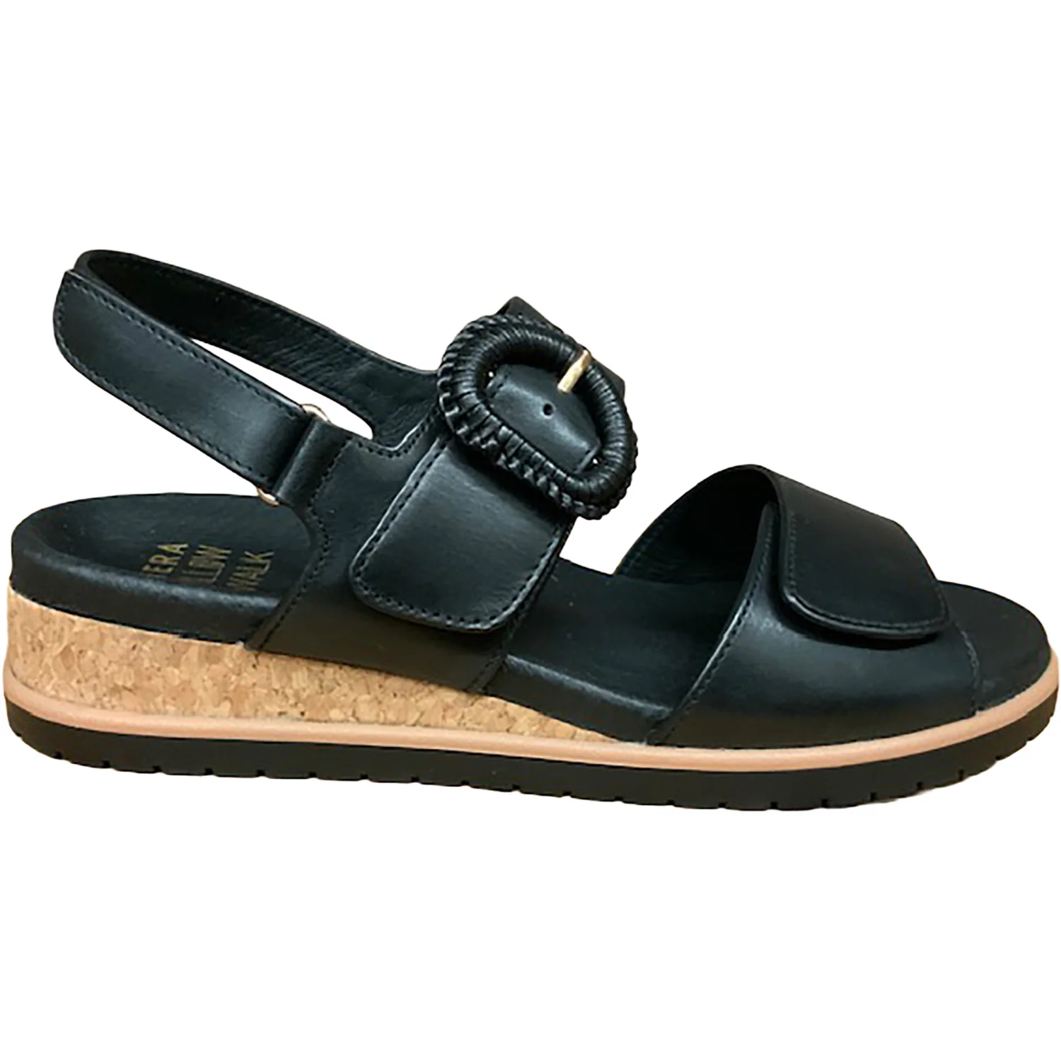 Ziera Vatch Women's Sandals Black Leather