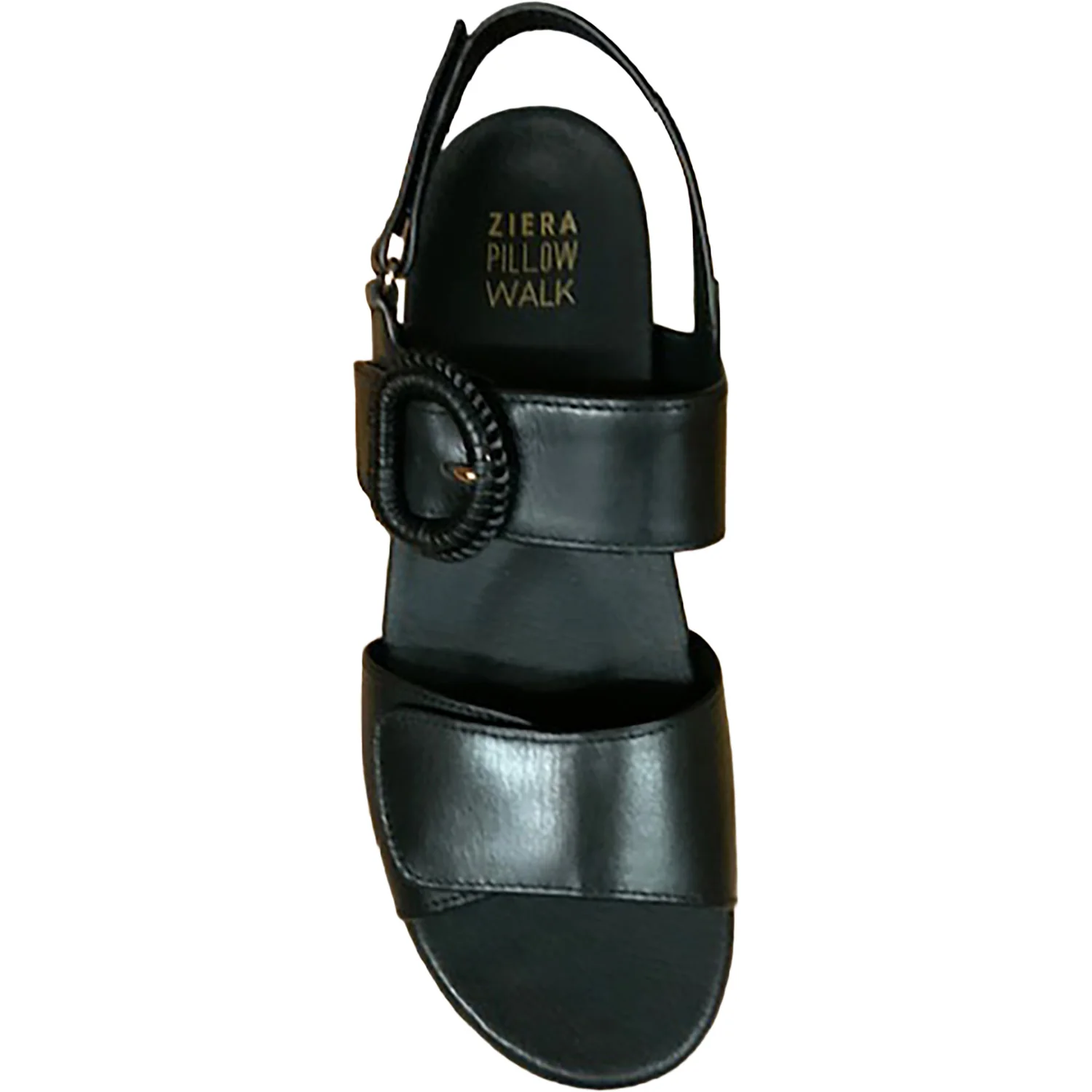 Ziera Vatch Women's Sandals Black Leather - Image 2