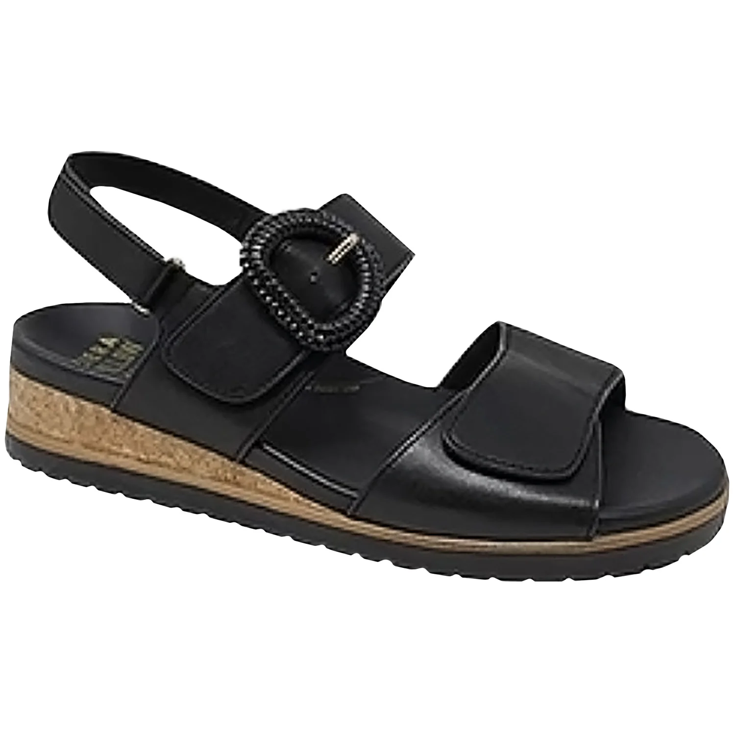 Ziera Vatch Women's Sandals Black Leather - Image 3