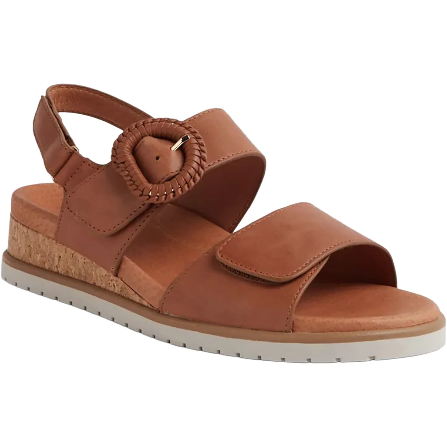 Ziera Vatch Women's Sandals Tan-Almond Leather - Image 3